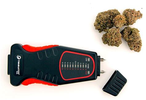 moisture content meter for cannabis